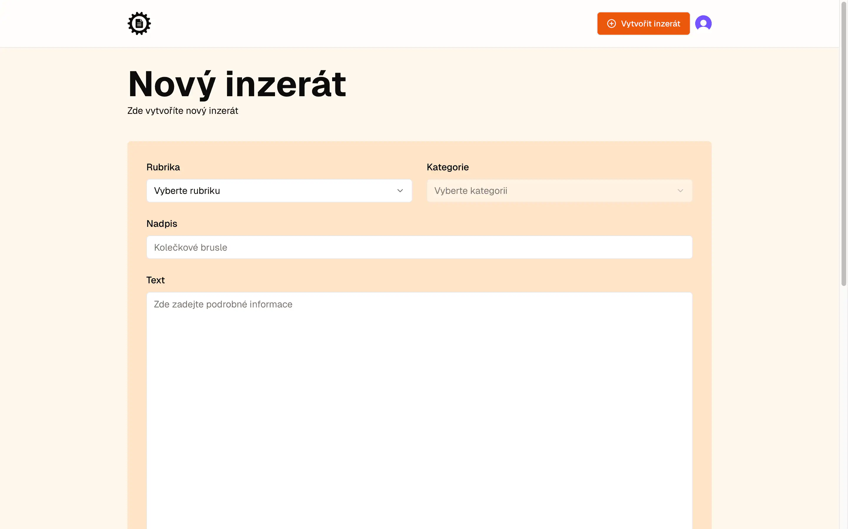 EasyMarket showcase screenshot