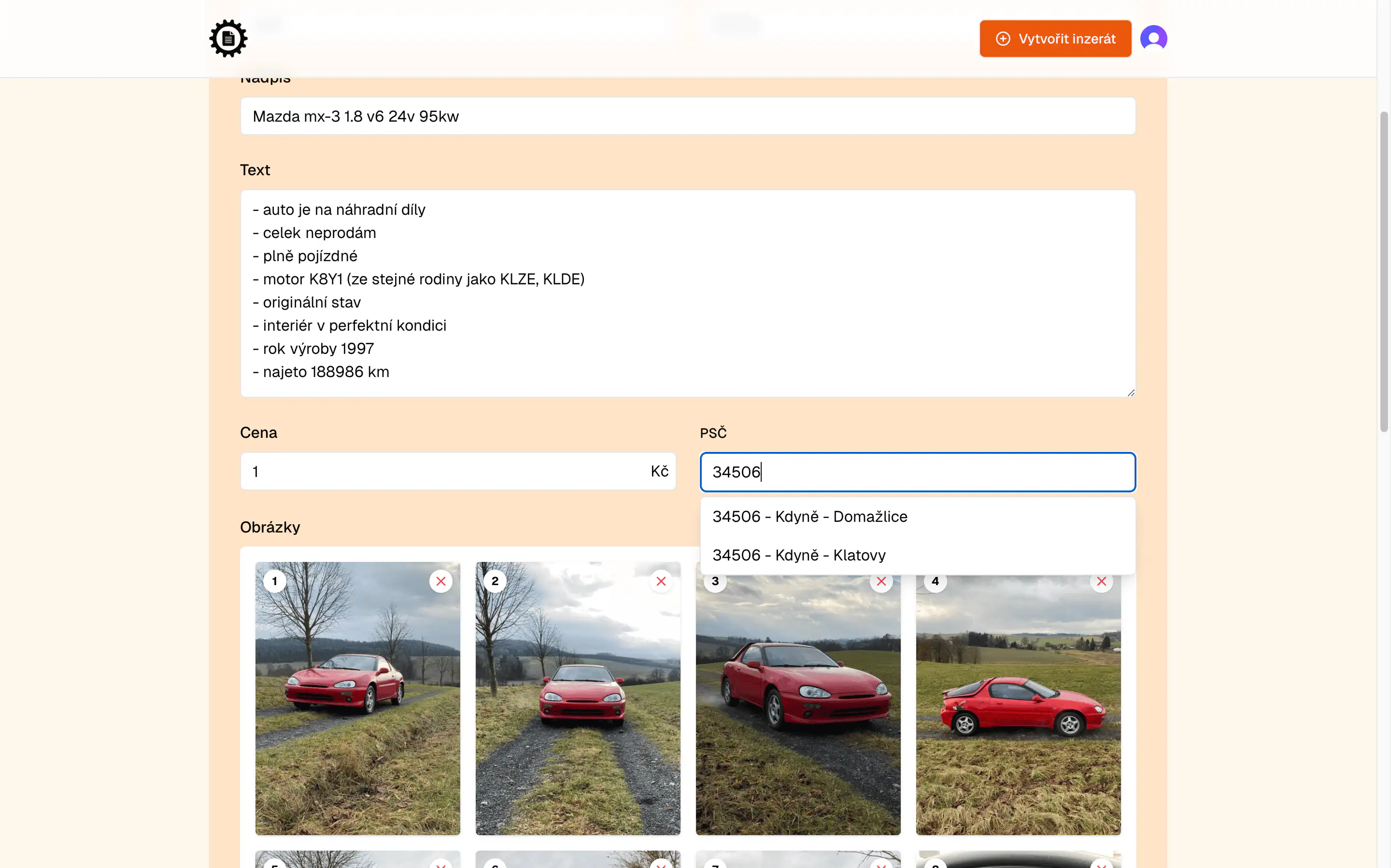 EasyMarket showcase screenshot